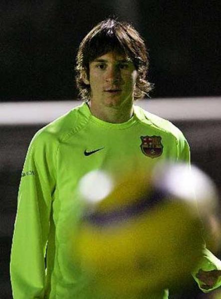 lionel messi start barcalone